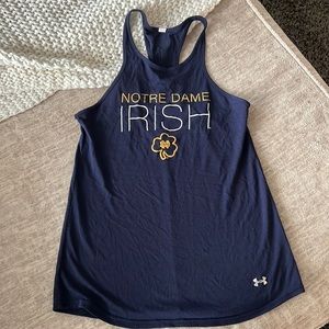 Under armor Notre Dame tank top